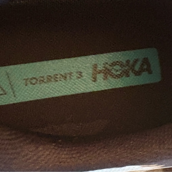 Hoka One One Torrent 3 trail running shoes Black/Diva Blue Men’s size 10 - Picture 12 of 12